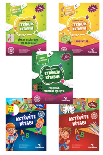 yeti kitap Dikkat Güçlendirme Seti Plus 5 Yaş ürün görseli 1