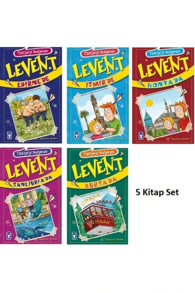 Timaş Yayınları Timaş Levent Türkiyeyi Geziyorum 2 Set (5 Kitap)