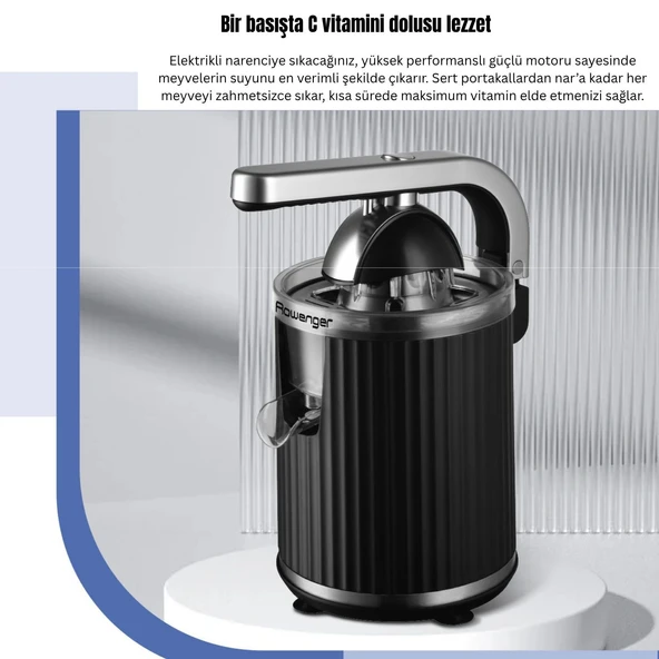 Rowenger D-8037F 600watt Elektrikli Narenciye Sıkacağı Meyve Sıkacağı Portakal Sıkacağı - 5