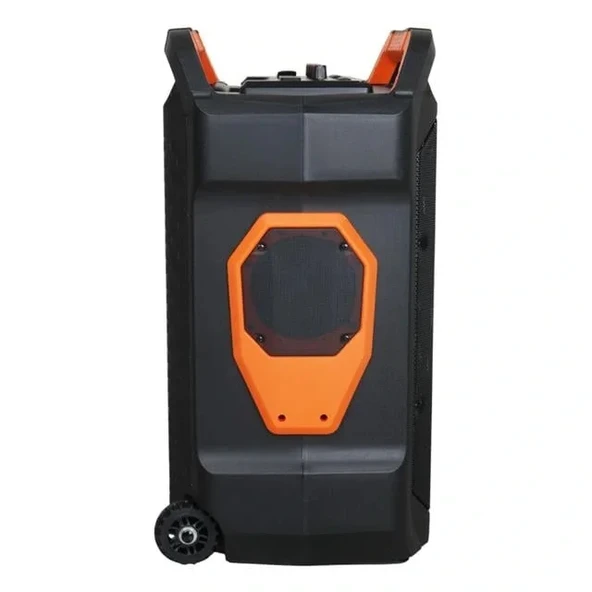 Shile Sl-10 120 Watt Taşınabilir Seyyar Amfi Hoparlör Kablosuz 1 El + 1 Yaka Mikrofonlu Kumandalı Usb+sd+bt - 3