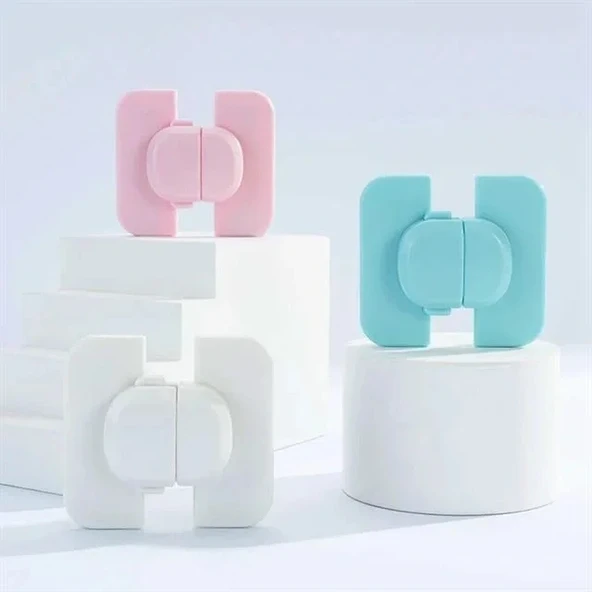 Sunup Sn-28750 Geçmeli Tip Buzdolabı Ve Dolap İçin Çocuk Güvenlik Kilidi Yapışkanlı - 3