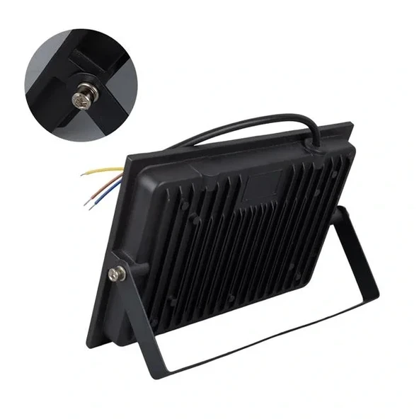 Powermaster Pm-22572 100 Watt - 220 Volt 6500k Ip66 150* Işık Açısı Siyah Slim Kasa Beyaz Led Projektör - 2