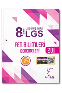 LGS 8. Sınıf Fen Bilimleri 20 Deneme ürün görseli