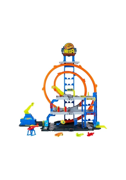 Hot Wheels Cıty Mega Loop Garage JBM74 Lisanslı Ürün - Resim 7