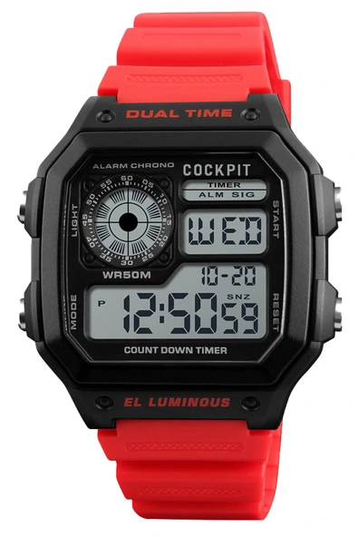 Cockpit Unisex Kol Saati - CK-4100RD - Resim 3