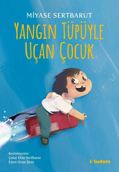 Yangın Tüpüyle Uçan Çocuk ürün görseli