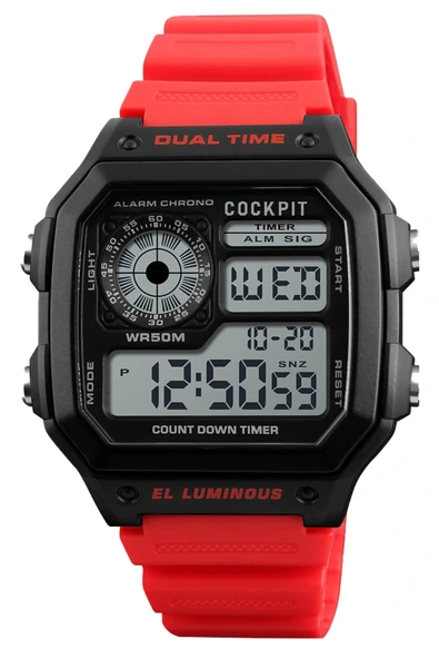 Cockpit Unisex Kol Saati - CK-4100RD - Resim 2