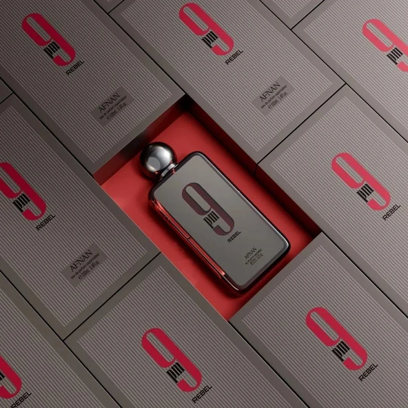 Afnan 9 Pm Rebel EDP 100 ml Unisex Parfüm - Resim 8