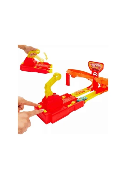 Hot Wheels Hot Ones Otoyol Oyun Seti JFD11 Lisanslı Ürün - Resim 4