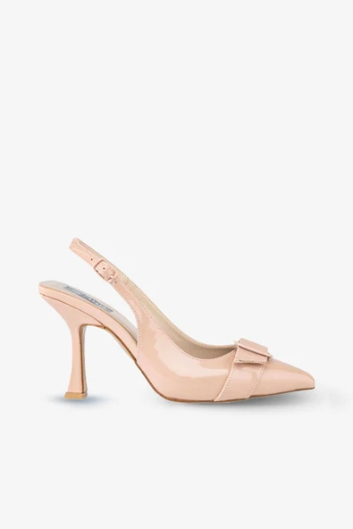 Stato Kadın Topuklu Rugan Ayakkabı Krem ürün görseli