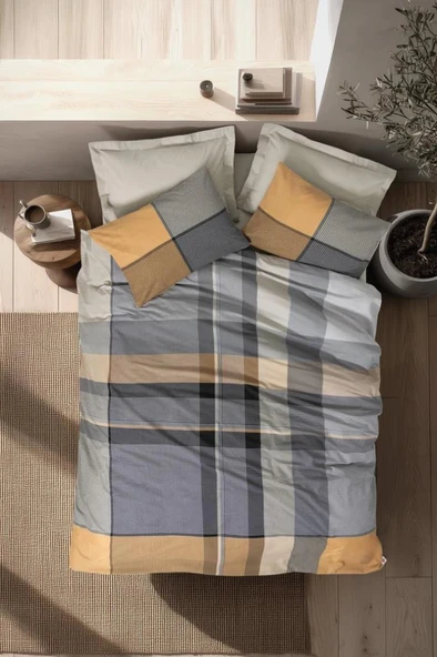 COTTON BOX NORDEK TEK KİŞİLİK NEVRESİM TAKIMI TORVİ BEJ ürün görseli 1