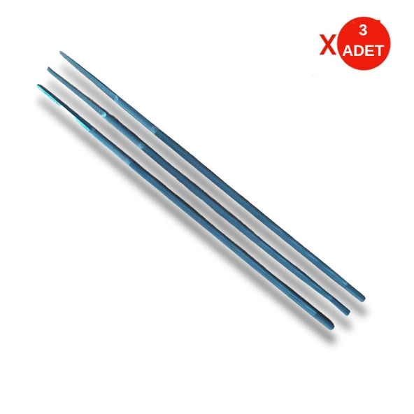 Eğe Iridium 1/8'' (3.2 mm) | 3 Adet Zincir Bileme Eğesi – Orijinal İtalyan Malı ürün görseli