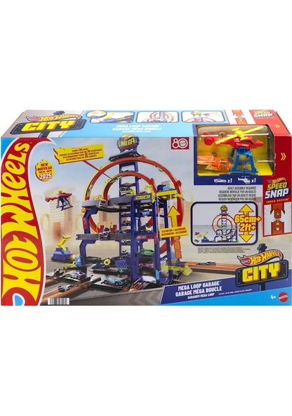 Hot Wheels Cıty Mega Loop Garage JBM74 Lisanslı Ürün ürün görseli 1