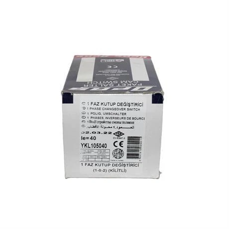 Opaş 1x40A 1-0-2 Kilitli Kutup Değiştirici Pako Şalter - YKL105040 - Resim 4