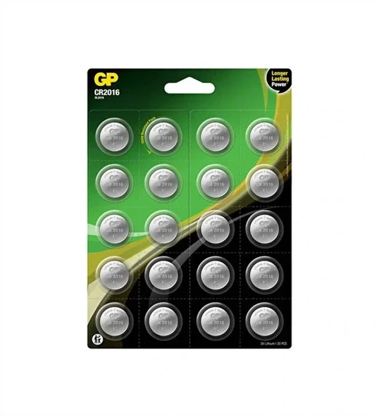 Gp Cr2016 3v 20li Blisterli Lityum Pil