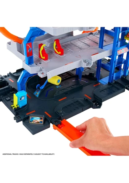 Hot Wheels Cıty Mega Loop Garage JBM74 Lisanslı Ürün - Resim 10