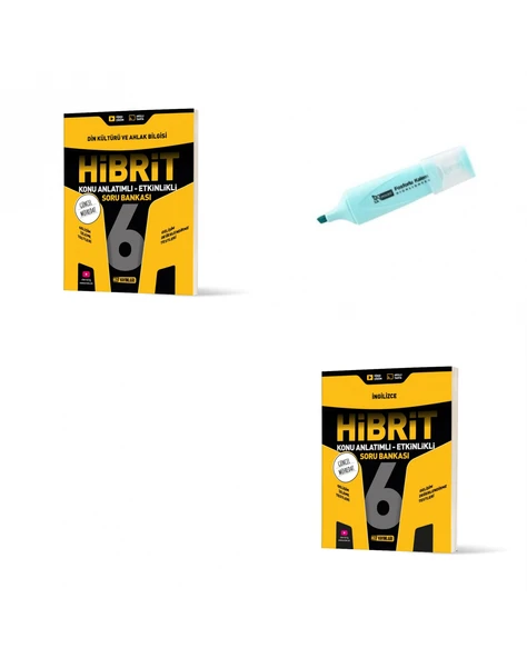 6.Sınıf HİBRİT Din Kültürü Ve İngilizce Konu Anlatımlı Etkinlikli SB (Yeni Müfredat) ürün görseli