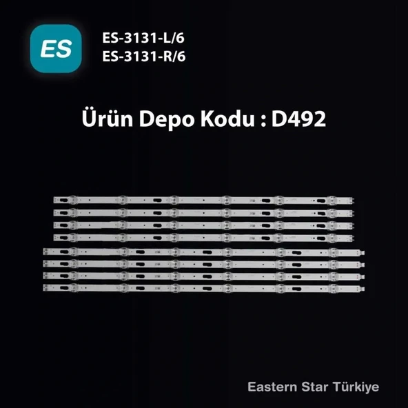 Fully Set-3131 Samsung 58 Inc 4l+4r Adet (set) Tv Led Bar