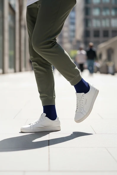 5'li Bambu Erkek Soket Çorap Seti - Karışık Renkli - 8