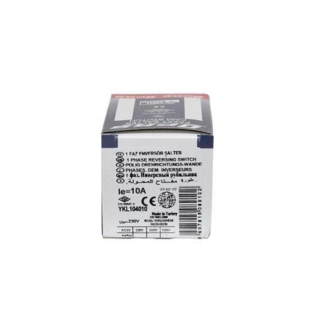 Opaş 1x10A Kilitli Enversör Pako Şalter - YKL104010 - Resim 4