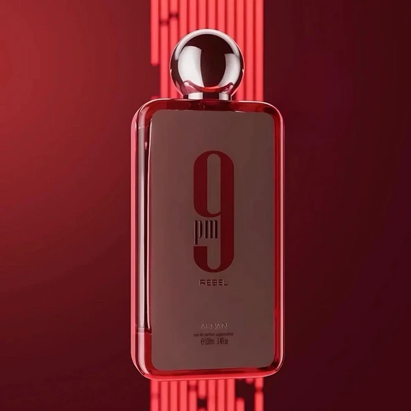 Afnan 9 Pm Rebel EDP 100 ml Unisex Parfüm - Resim 7