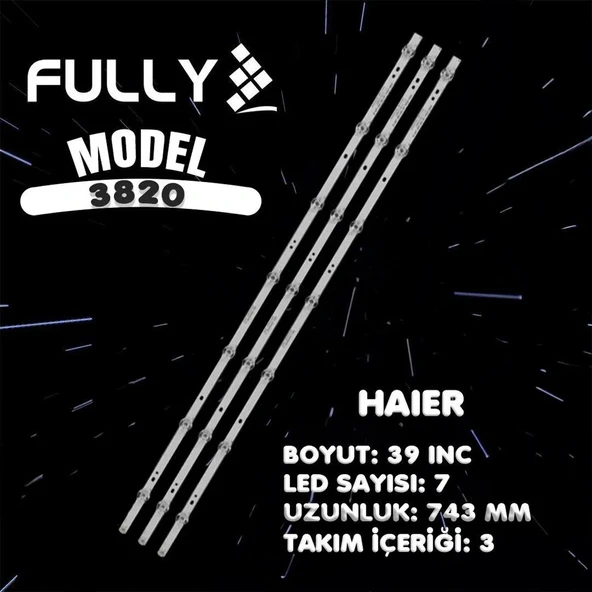 Fully Set-3820 Profilo 39pa200e 39 Inc 3 Adet (set) Tv Led Bar