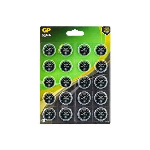 Gp Cr2032 3v 20li Blisterli Lityum Pil