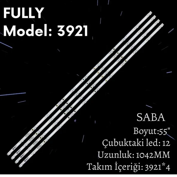 Fully-set-3921 Saba 55 Inc Sb55f350, Jl.d550c1330-006bs-m_v01, Tv Led Bar