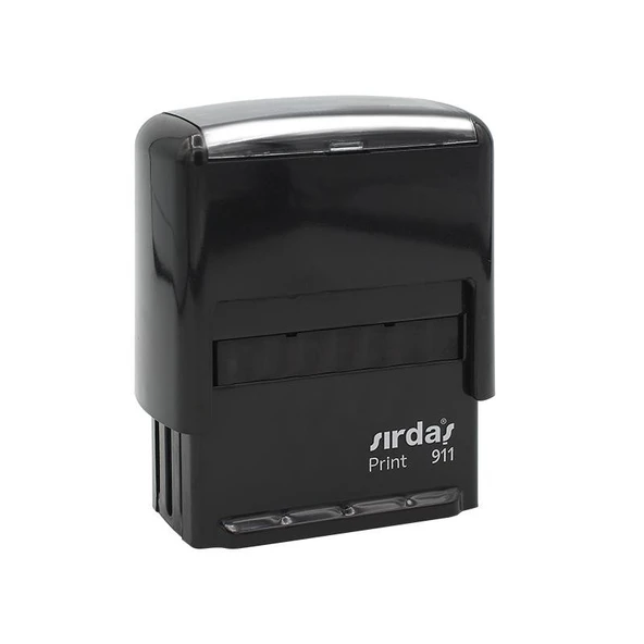 Örnektir Kaşesi, 911 (41mmx16mm) Kırmızı Keçeli Otomatik Kaşe - 6