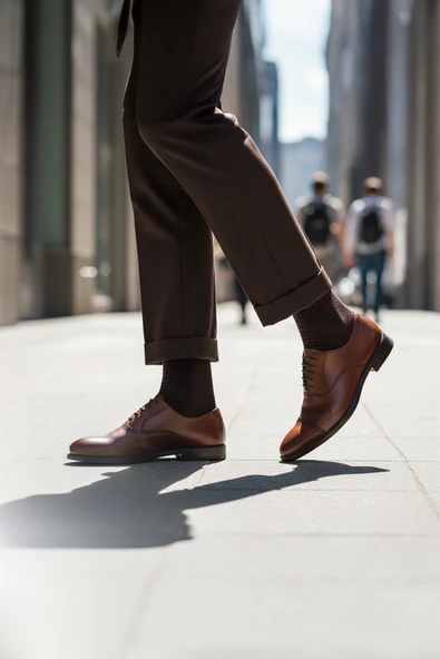 7'li Pamuk Erkek Soket Çorap Seti - Karışık Renkli Düz Çorap - 7