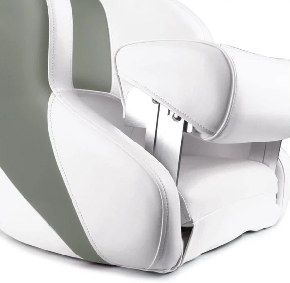 Gri Beyaz Desenli Tekne Kaptan Koltuğu - 3