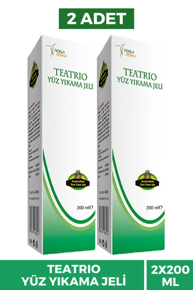 Teatrio Yüz Yıkama Jeli 2x200 ml 2 Adet ürün görseli 1