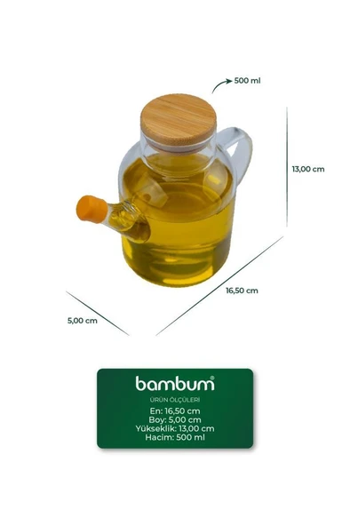 Bambum Fiora - Yağlık Sirkelik Tuzluk & Biberlik - 7