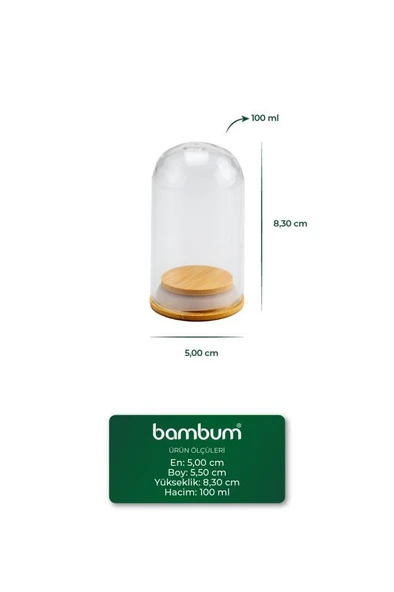 Bambum Fiora - Yağlık Sirkelik Tuzluk & Biberlik - 8