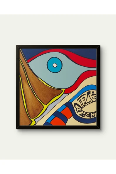 Feoly Art Modern Soyut 4’lü Tablo Seti – El Boyaması – 22x22 Ev Dekorasyon Tablosu – MDF Üzeri Akrilik - 6