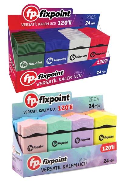 Kalem Ucu 120 li 0.7 mm 2B 1 Paket Fixpoint Çoklu Versatil Kalem Uç Mekanik Uçlu Otomatik Kurşun Kalem Ucu 60 mm Yumuşak - 4