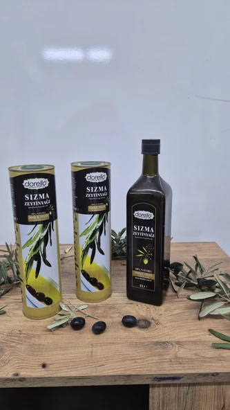 Dorello Organik Zeytinyağı  Teneke & Cam Şişe 4Lt ürün görseli 1