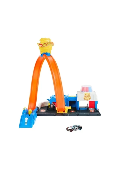 Hot Wheels Polis İstasyonu JBM71 Lisanslı Ürün - Resim 2