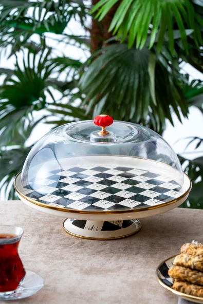 Acar XAP-21-0521/4 Qualita King Emaye Kek Fanus ürün görseli