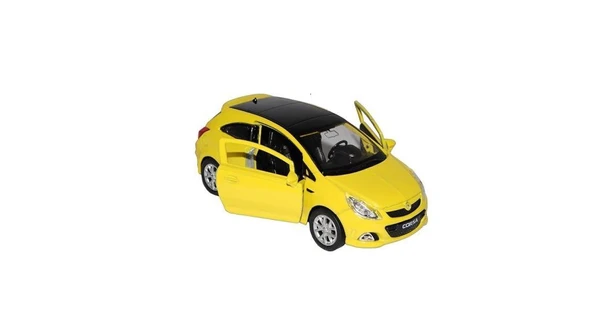 Welly Opel Corsa OPC 3 Kapılı Sarı 1/36 Model Araba ürün görseli 1