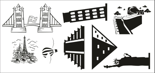 Hobi Mührü, Vintage Metropol Temalı ürün görseli