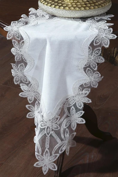 Firdevs Salon Takımı 5 Parça Krem - Resim 5