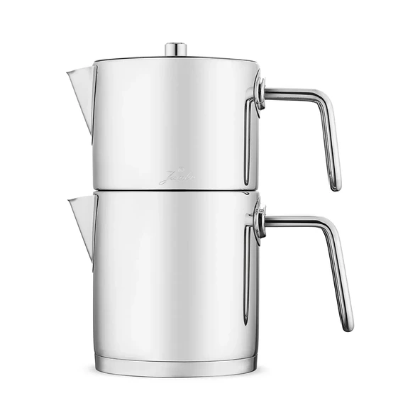 Jumbo Metalix 14 Parça Çelik Çeyiz Seti (Metalix 8 Parça Çelik Tencere Seti-Metalix Full Metal Çaydanlık-3'lü Cezve) - Resim 11