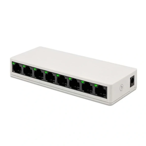 Rewel 8 Port 10/100 Mbps Yönetilemez Switch