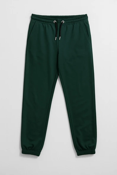 Kadın Paçası Lastikli Nefti Eşofman Altı - Resim 2