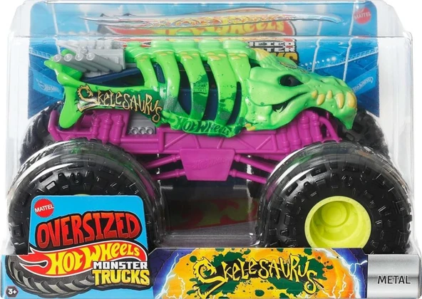 Hot Wheels Monster Trucks Skelesaurus FYJ83 JDP98 Lisanslı Ürün ürün görseli 1