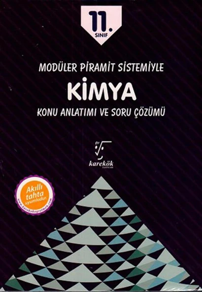 11. Sınıf Modüler Piramit Sistemiyle Kimya Konu Anlatımı ve Soru Çözümü (3 Kitap) ürün görseli