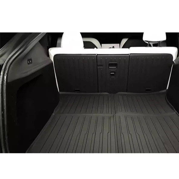 TESLA MODEL Y İÇİN UYUMLU BAGAJ HAVUZU VE KOLTUK ARKASI KORUMA TEK PARÇA - Resim 3