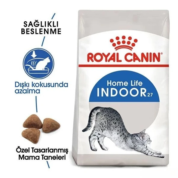 Royal Canin İndoor 27 Adult Yetişkin Kedi Maması - 9