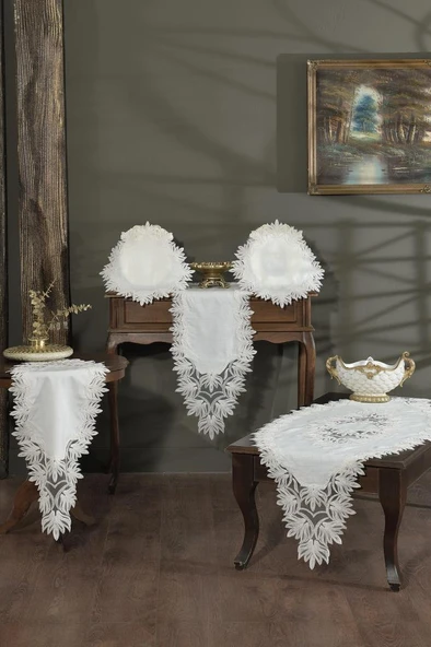 Işıl Salon Takımı 5 Parça Krem ürün görseli